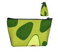 Borsa da trasporto con cerniera Borsa da trucco cosmetica con motivo avocado carino, borsa portaoggetti da toilette per monete Oxford resistente per donne e ragazze
