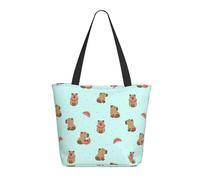 Borsa da trasporto donna grande cocomero Capybara borsa con cerniera borsa a tracolla borsa a tracolla borsa per lavoro viaggio