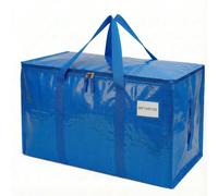 Borsa da trasporto extra large con manici rinforzati, borsa portaoggetti robusta, ideale per gli essenziali del dormitorio, con cerniera robusta, scatola per il trasloco di forniture per il college, c