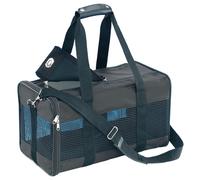 Borsa Da Trasporto Nobby In Nylon Nera Per Gatti, Facile Da Pulire, Con Cintura