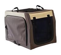 Borsa Da Trasporto Nobby Traveller Extend Per Cani Marrone Pieghevole E Pratica