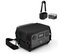 Borsa da trasporto organizer per EcoFlow River 2, custodia protettiva con tracolla, comoda sensazione al tatto, Nero , Borsa da trasporto organizer per EcoFlow River 2