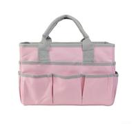 Borsa da trasporto organizzata per giardinieri che insegnano anche con layout premuroso che supporta sia strumenti di piantagione che risorse educative (rosa)
