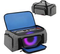 Borsa da trasporto per altoparlanti portatile compatibile con JBL PartyBox On-The-Go/Essential, custodia da viaggio per altoparlanti e accessori, con manico e tracolla, grigio (solo borsa)
