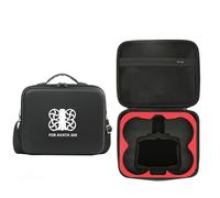 Borsa da Trasporto per DJI Avata 360 Accessori del Drone, Custodia in PU ed EVA di Grande Capienza, con Tracolla e Scomparto Portaoggetti per DJI Avata 360 e RC 2, 29 x 26 x 12 cm (Nero con motivo)
