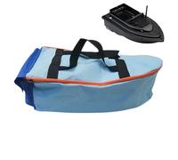 Borsa da trasporto per esche da, borsa da trasporto per barche da, include barca per esche, tasca per attrezzi, tessuto Oxford, tunnel impermeabile per sale e acqua, Blu, 説明を参照してください