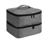 Borsa da trasporto per penne a pois, contiene 30 bottiglie, custodia organizer per smalto da viaggio, grigio