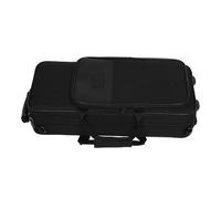 Borsa da trasporto per sassofono tenore con base a ruota, cinghia imbottita e sicura per strumenti di fissaggio, custodia protettiva per sassofono tenore, tessuto texture