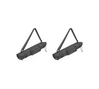 Borsa da trasporto per treppiedi da 61 cm, con coulisse, resistente, Set da 2 (nero), 60cmx11cm, come descrizione
