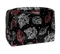 Borsa da trucco con motivi punteggiati per borsa da viaggio portatile organizer per articoli da toeletta Beauty Bag per le donne, Multicolore 08, 18.5x7.5x13cm/7.3x3x5.1in, Beauty Case