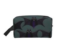 Borsa da trucco con stampa a pipistrello, borsa per cosmetici da donna, borsa da viaggio per articoli da toeletta da donna