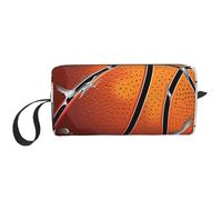 Borsa da trucco da parete da basket, organizer da viaggio resistente all'acqua, per donne e uomini, borsa per cosmetici con cerniera, piccola borsa per attrezzi portatile