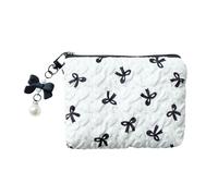 Borsa da trucco da viaggio Borsa cosmetica Organizzatori per la cura della pelle di grande capacità Bows Beauty Bag Beauty Bag Estetica, A, as described