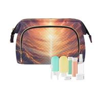 Borsa da trucco da viaggio leggera dal cielo sopra le borse cosmetiche di grande capacità per le donne, Multicolore, Taglia unica, casual