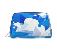 Borsa da trucco portatile da donna, con stampa mista rossa e nera, da viaggio, può contenere pennelli da trucco e articoli da toeletta, Cielo Astratto, One Size, Classico