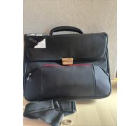 BORSA DA UFFICIO IN TESSUTO E SIMIL PELLE CON TRACOLLA ORNALOOK ORNA CON CHIAVE