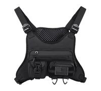Borsa da uomo, borsa per esterni Fanny Pack, Lightweight Sports Vest, regolabile Strap, Secure Phone Holder, ideale per campeggio, allenamento, biking, runners, donne, viaggi, outdoor, 14,96 x 1,97 x