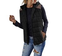 Borsa da uomo in pelle, gilet reversibile autunnale da donna, giacca in pile senza maniche, chiusura lampo, tasche, cappotto invernale caldo, capispalla batteria per gilet riscaldato, Le Noir, S
