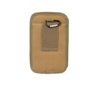 Borsa da uomo universale multicolore verticale nera cintura portatile cambia chiave appesa borse portaoggetti in vita telefono cellulare(Khaki color)