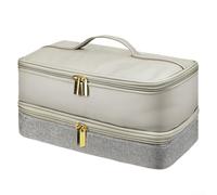 Borsa da viaggio a doppio strato per Shark 430440 per strumenti di styling con doppio scomparto per organizzare accessori e danni, Come da immagine