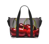 Borsa da viaggio a mano con ciliegie cilene. Per uomini e donne. Materiale durevole e design elegante, adatta per viaggi d'affari e tempo libero.