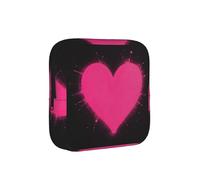 Borsa da viaggio a prova di periodo spray a forma di cuore, custodia da viaggio per assorbenti igienici, discreta borsa mensural per ufficio