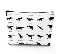 Borsa da viaggio a tema alla moda, borsa per cosmetici, oggetti alla moda con scarpe con tacco alto, borsa per il trucco in lino, ottimo regalo per viaggi, viola bianco, 17,8 x 22,9 cm, Nero_6, Taglia