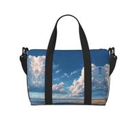 Borsa da viaggio a tracolla con stampa cielo trasparente borsa da viaggio borsa a tracolla singola borsa sportiva e fitness borsa da viaggio
