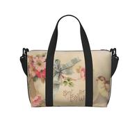 Borsa da viaggio a tracolla con stampa dei migliori auguri di Pasqua, adatta per brevi viaggi e allenamenti in palestra