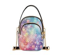 Borsa da viaggio alla moda del corpo trasversale di colore di sogno della bolla del cuore con le multi borse delle