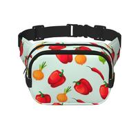 Borsa da viaggio alla moda per uomini e donne con stampa di mais vegetale, accessorio quadrato a doppio strato