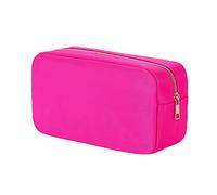 Borsa da viaggio alla moda semplice color caramella tinta unita grande capacità portatile in nylon borsa da viaggio Tech Organizer da viaggio (B, taglia unica)
