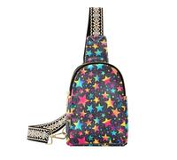Borsa da viaggio antifurto da uomo alla moda con stelle grandi per zaino da giorno, Stelle