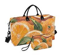 Borsa da viaggio arancione senza cuciture borsa da viaggio borsone sportivo borsone con borsa da toilette per allenamento di grande capacità, arancione, figura senza soluzione di continuità, 1 size