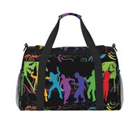 Borsa da viaggio astratta per il fine settimana Borsa da viaggio Weekender Pernottamento Borsa a mano Allenamento Sport Ospedale