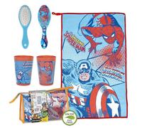 Borsa da viaggio Avengers - Blu - 23 x 15 x 8 cm - Grande capacità di stoccaggio - Chiusura a cerniera - Prodotto originale disegnato in Spagna