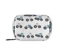 Borsa da viaggio bianca con scomparti staccabili - Portapillole portatile per borsa