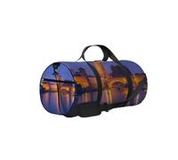 Borsa da viaggio Blue Dawn Verona, Italia, con tracolla, cerniera, 2 tasche laterali, per uomo e donna, borsa da viaggio e da viaggio