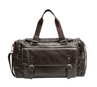 Borsa Da Viaggio, Borsa A Tracolla, Da Lavoro Con Vano Portascarpe(Brown)