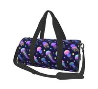 Borsa da viaggio, Borsa da palestra Borsa da viaggio Borsa da notte Borsa sportiva da weekend per nuoto yoga,Le meduse si illuminano al buio