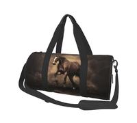 Borsa da viaggio, Borsa da palestra Borsa da viaggio Borsa da notte Borsa sportiva da weekend per nuoto yoga,Caffè del cavallo in corsa