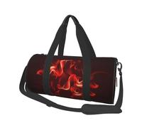 Borsa da viaggio, Borsa da palestra Borsa da viaggio Borsa da notte Borsa sportiva da weekend per nuoto yoga,Fiamma Rossa