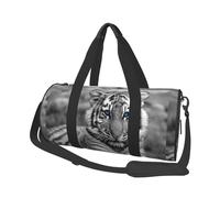 Borsa da viaggio, Borsa da palestra Borsa da viaggio Borsa da notte Borsa sportiva da weekend per nuoto yoga,Modello tigre bianca
