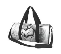 Borsa da viaggio, Borsa da palestra Borsa da viaggio Borsa da notte Borsa sportiva da weekend per nuoto yoga,Stampa scoiattolo del fumetto