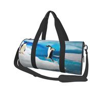 Borsa da viaggio, Borsa da palestra Borsa da viaggio Borsa da notte Borsa sportiva da weekend per nuoto yoga,Pinguino stampato
