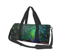 Borsa da viaggio, Borsa da palestra Borsa da viaggio Borsa da notte Borsa sportiva da weekend per nuoto yoga,Bellissimo Pavone