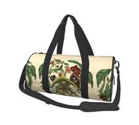 Borsa da viaggio, Borsa da palestra Borsa da viaggio Borsa da notte Borsa sportiva da weekend per nuoto yoga,Bulldog inglese botanico