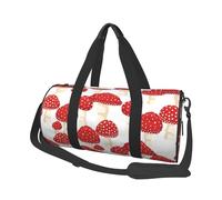 Borsa da viaggio, Borsa da palestra Borsa da viaggio Borsa da notte Borsa sportiva da weekend per nuoto yoga,Funghi rossi dell'agarico di mosca