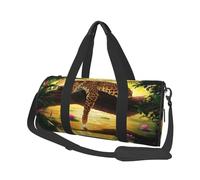 Borsa da viaggio, Borsa da palestra Borsa da viaggio Borsa da notte Borsa sportiva da weekend per nuoto yoga,Leopardo divertente