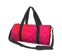 Borsa da viaggio, Borsa da palestra Borsa da viaggio Borsa da notte Borsa sportiva da weekend per nuoto yoga,Triangolo geometrico fucsia